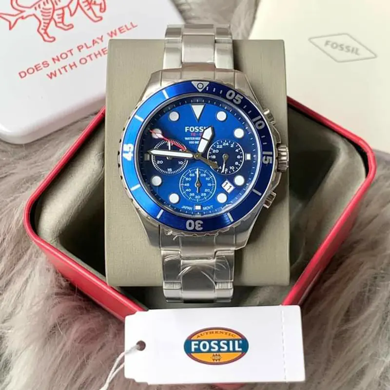 Fossil FB-03 Chronograph Mineral Crystal Men's Watch- FS5724